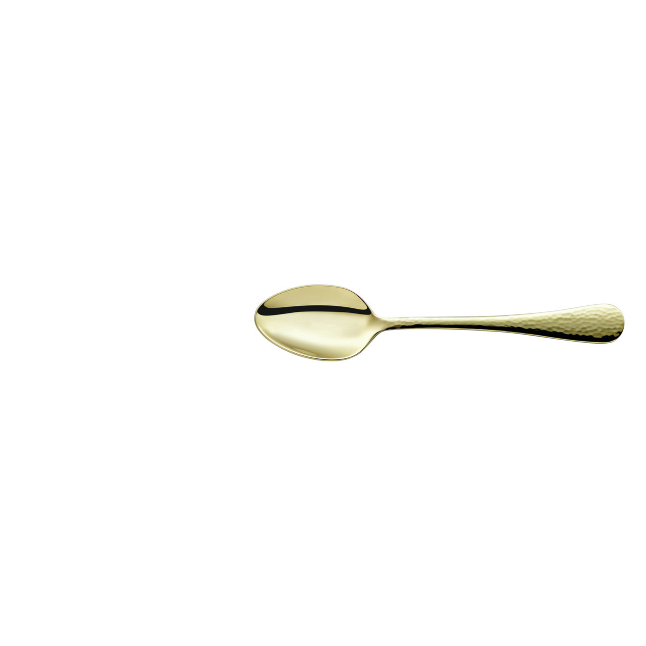 Sierra, Kaffeelöffel 144 mm gehämmert PVD champagner
